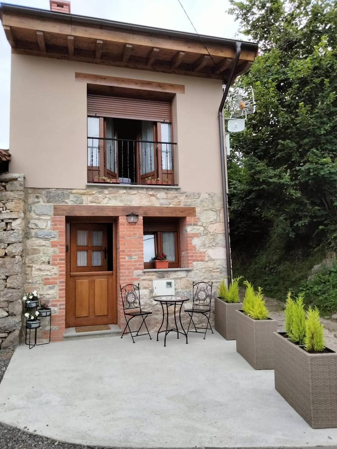 Ganze Wohnung, Apartment 'El Arniu' mit Bergblick, privater Terrasse und Wlan in Cangas de Onís, Provincia de Asturias