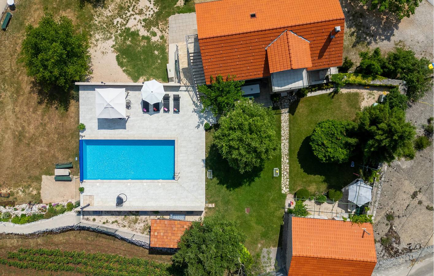Ferienhaus für 7 Personen mit Pool in Imotski, Makarska Riviera