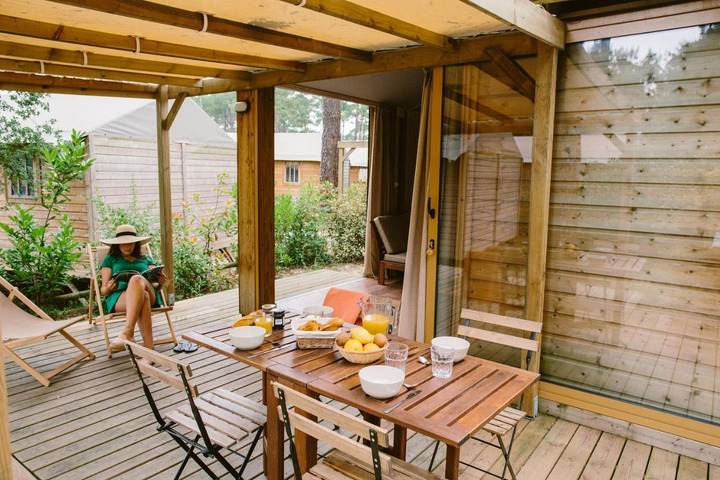 Parc de vacances pour 4 personnes, avec jardin et piscine dans les Landes - 4
