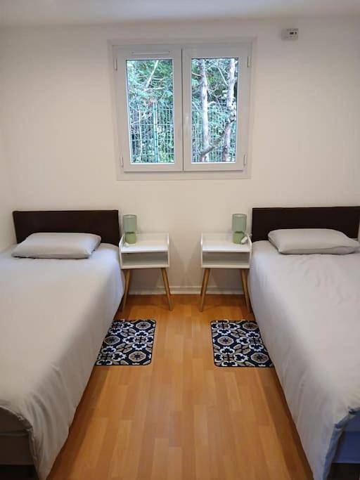 Maison de vacances pour 3 personnes, avec Terrasse ainsi que Jardin et Vue