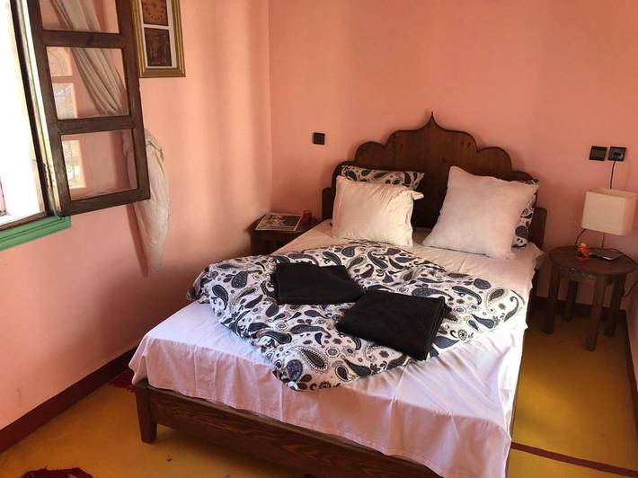 Chambre pour 3 personnes, avec vue et terrasse, animaux acceptés au Maroc