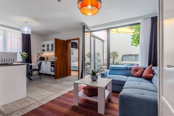 Ferienwohnung für 4 Personen, mit Sauna, mit Haustier in Revfülöp