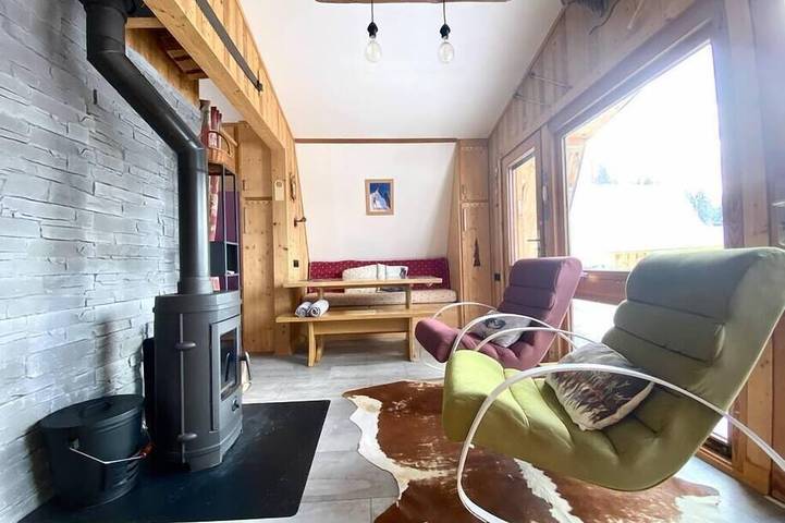 Chalet Insolite, Cocooning, Poêle à Bois et ski in Prémanon, Regionaler Naturpark Hochjura