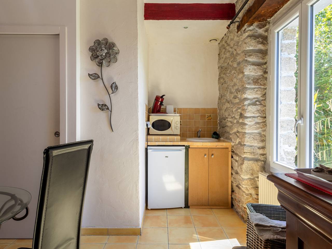 Pension 'Chambre Ty Ellen' mit Gemeinschaftsgarten und Wi-Fi in Beg-Léguer, Lannion