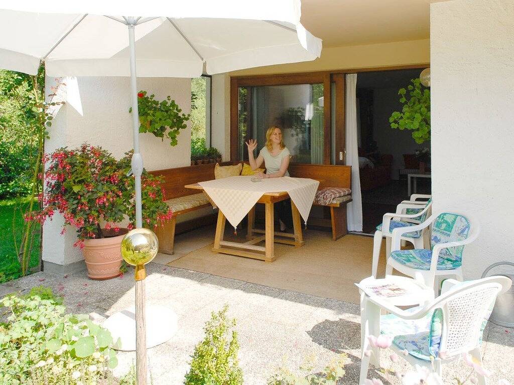 En la casa de Hachelbach in Lago Schlier, Spitzingsee