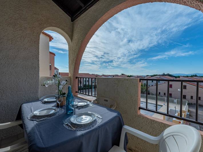 Gîte pour 4 personnes, avec bassin pour enfant ainsi que terrasse et vue dans Plage du Village (Le Barcares) - 4