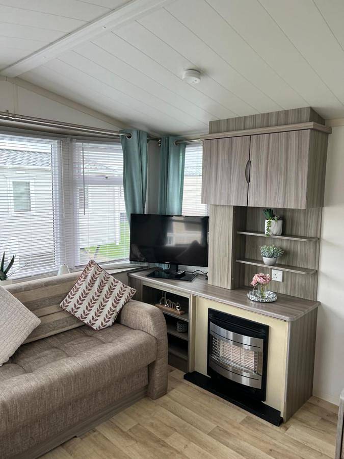 Millie’s caravan in Towyn, Conwy region