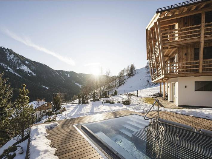 Hütte für 7 Personen, mit Garten und Whirlpool auf der Seiser Alm