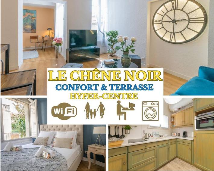 Gîte pour 4 personnes, avec terrasse dans Cinema Utopia La Manutention Avignon