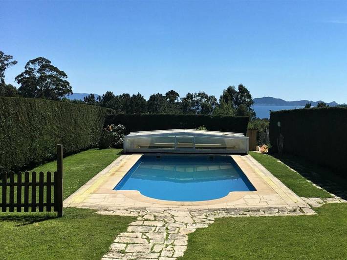 Casa rural para 2 personas, con piscina y jardín en Cangas - 4