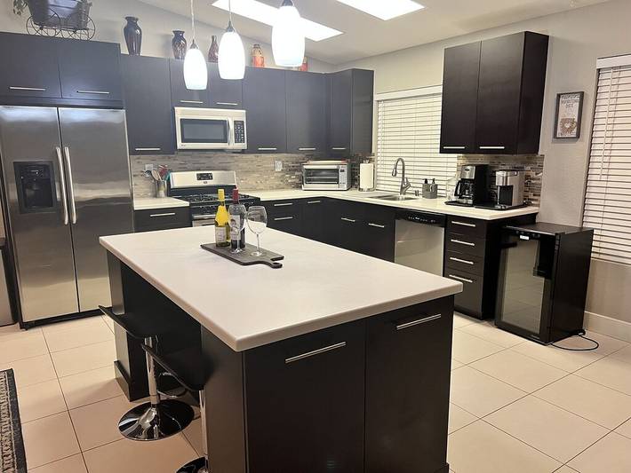 Vacation rental for 7 people, with terrace and pool as well as hot tub in Indio (CA)