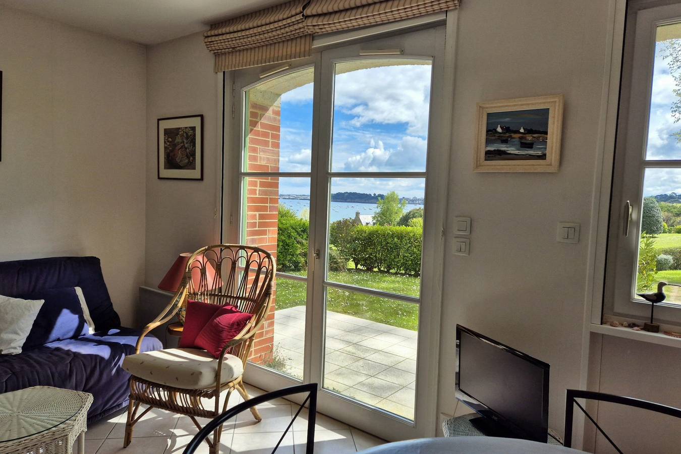 Appartement entier, Nid avec beau jardin et vue sur la mer in Dinard, Région de Saint-Malo