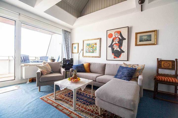 Ferienwohnung für 4 Personen, mit Seeblick und Balkon/Terrasse sowie Balkon in Wittdün - 3