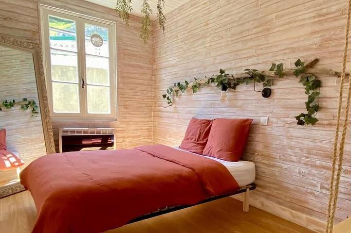Appartement de vacances pour 4 personnes, avec jardin