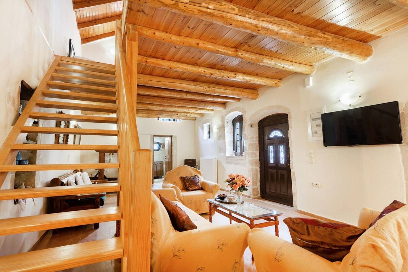 Ferienhaus für 5 Personen mit Terrasse in Tzitzifes, Chania und Umgebung