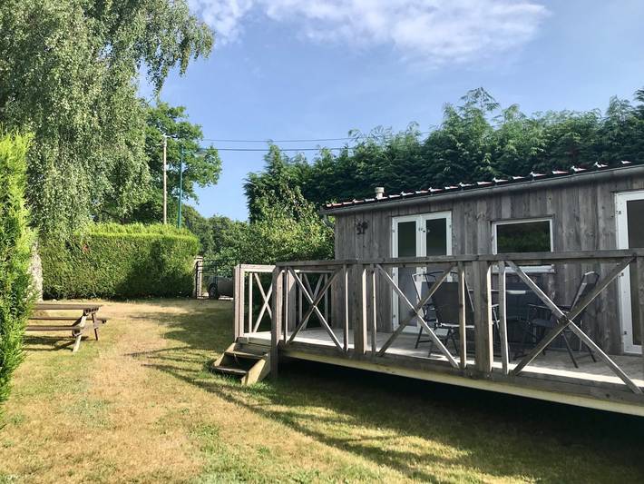 Bungalow pour 4 personnes, avec Jardin et Vue sur le lac