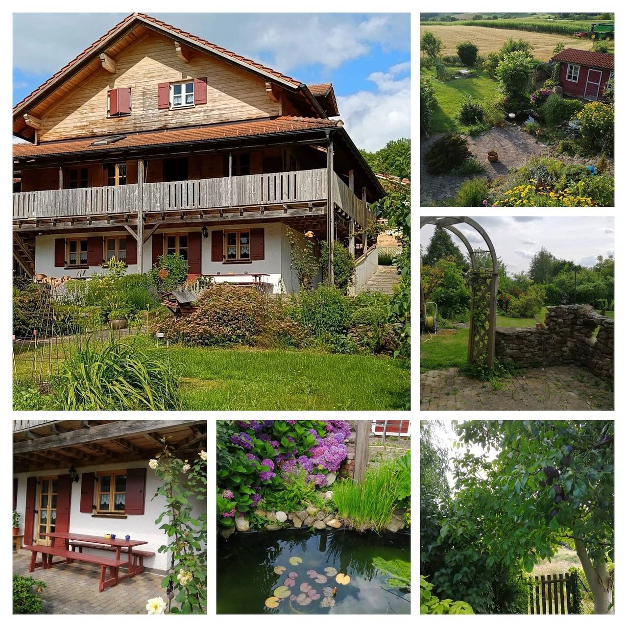 Ganze Wohnung, Ferienwohnung Landblick Lalling mit privater Terrasse, Garten und Wlan in Lalling, Ostbayern