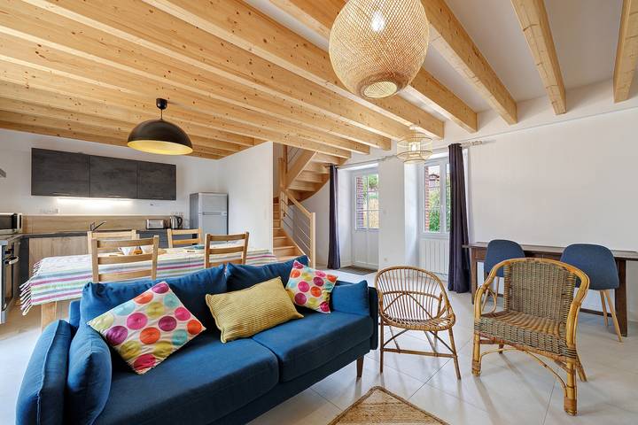 Gîte pour 4 personnes, avec Jardin à Saint-Étienne-de-Mer-Morte