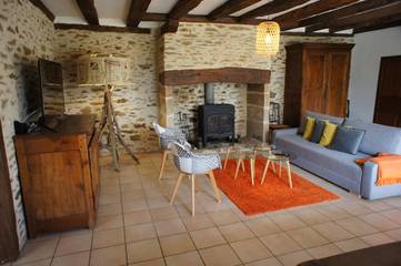 Gîte pour 4 personnes, avec jardin et terrasse, animaux acceptés à Arnac