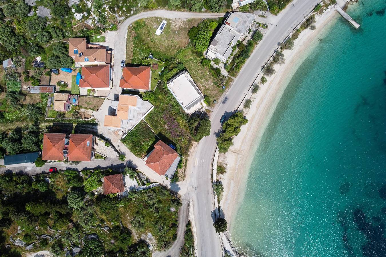 Hel leilighet, Apartment "Nikoleta A" with Sea View, Garden & Wi-Fi in Nikiana, Alexandros