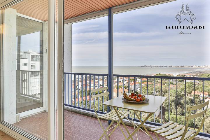 Gîte pour 4 personnes, avec Balcon dans Plage de Tanchet