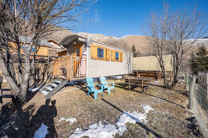 Camping für 3 Personen, mit Garten und Sauna, mit Haustier in Französische Alpen - 4