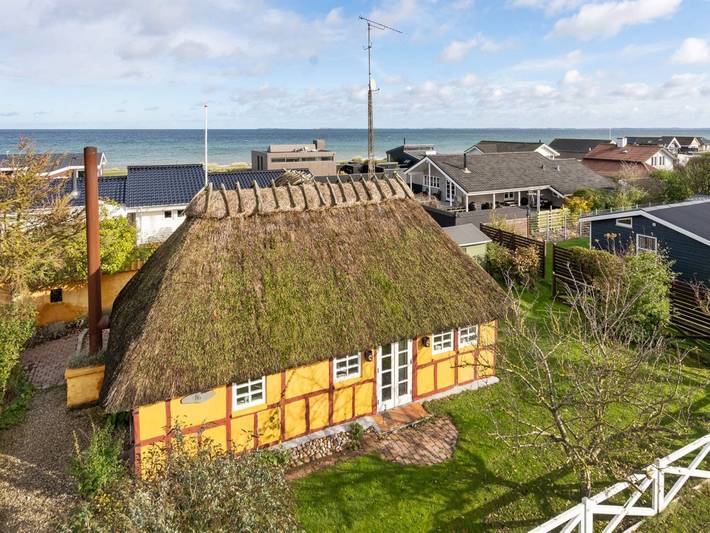 Ferieudlejning for 4 personer, med terrasse i Hasmark Strand