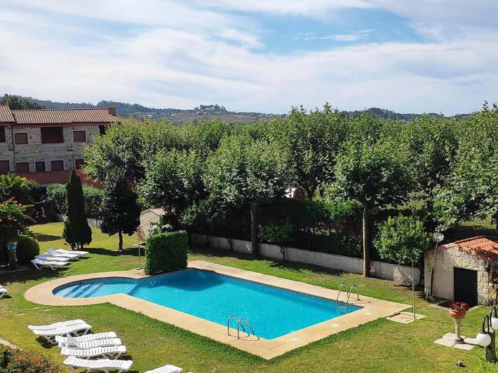 Apartamento de férias para 4 pessoas, com piscina, com animais de estimação em Sanxenxo