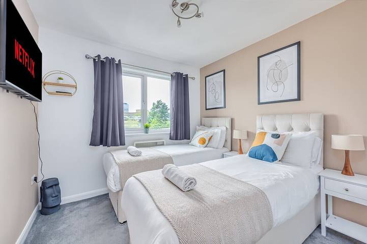 Appartement entier, City Centre Flat - Free Parking, Wifi & Smarttv in Coventry, Région de Birmingham