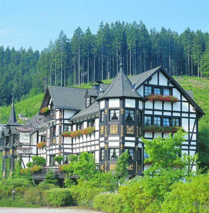 Hotel, mit Terrasse und Garten sowie Pool und Sauna in Bad Laasphe