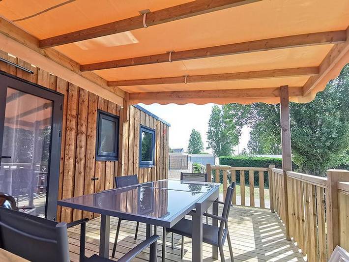 Camping et Parc Les Goelands  - Mobilhome 4 personas - Mobil Family - 24,48 m² Parcela N°56 in Arzal, Côte des Mégalithes