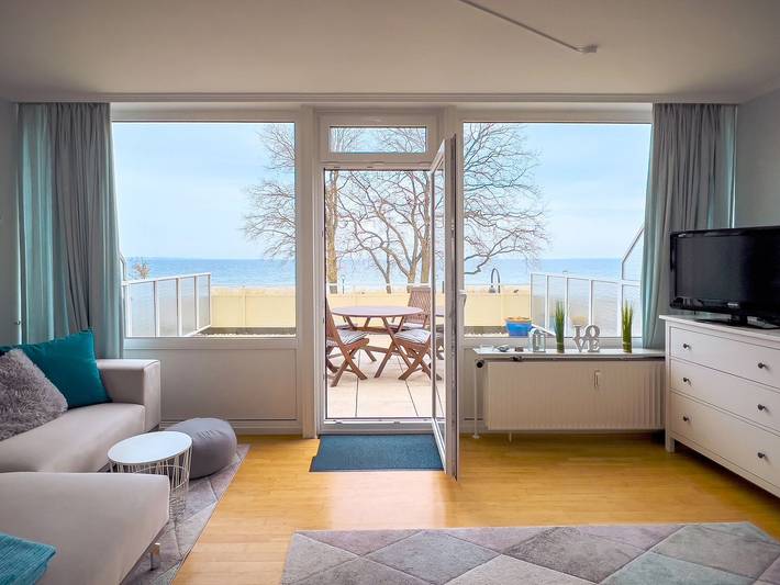 Vakantiewoning voor 2 personen, met Balkon en Uitzicht op het meer in Scharbeutz