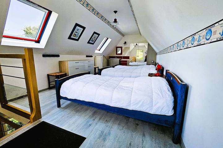 Location de vacances pour 22 personnes, avec Balcon ainsi que Jacuzzi et Jardin dans Plage de Trestel - 2