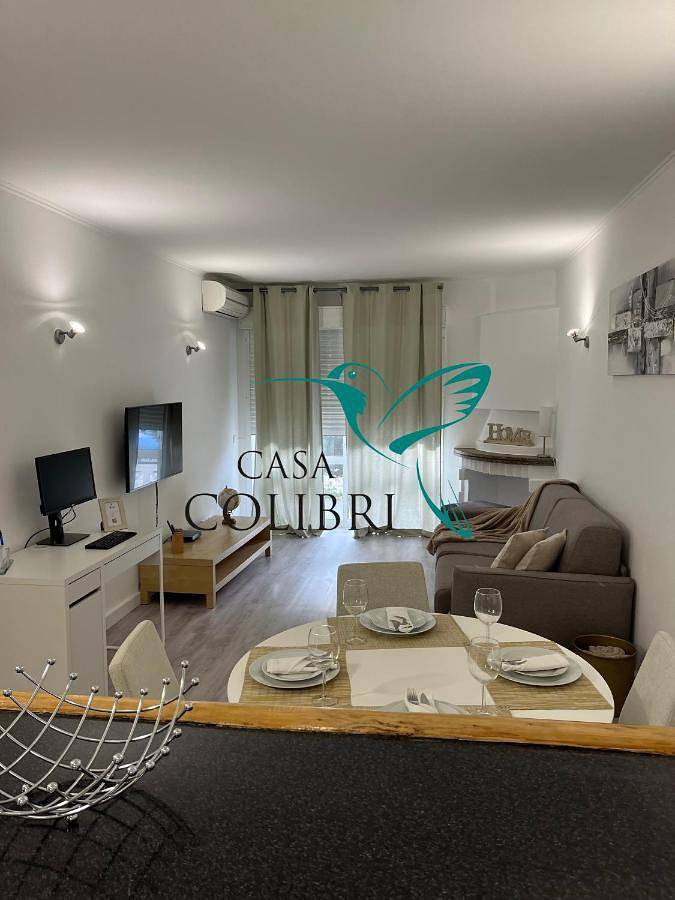 Apartamento para 4 personas, con vistas y jardín en Meia Praia