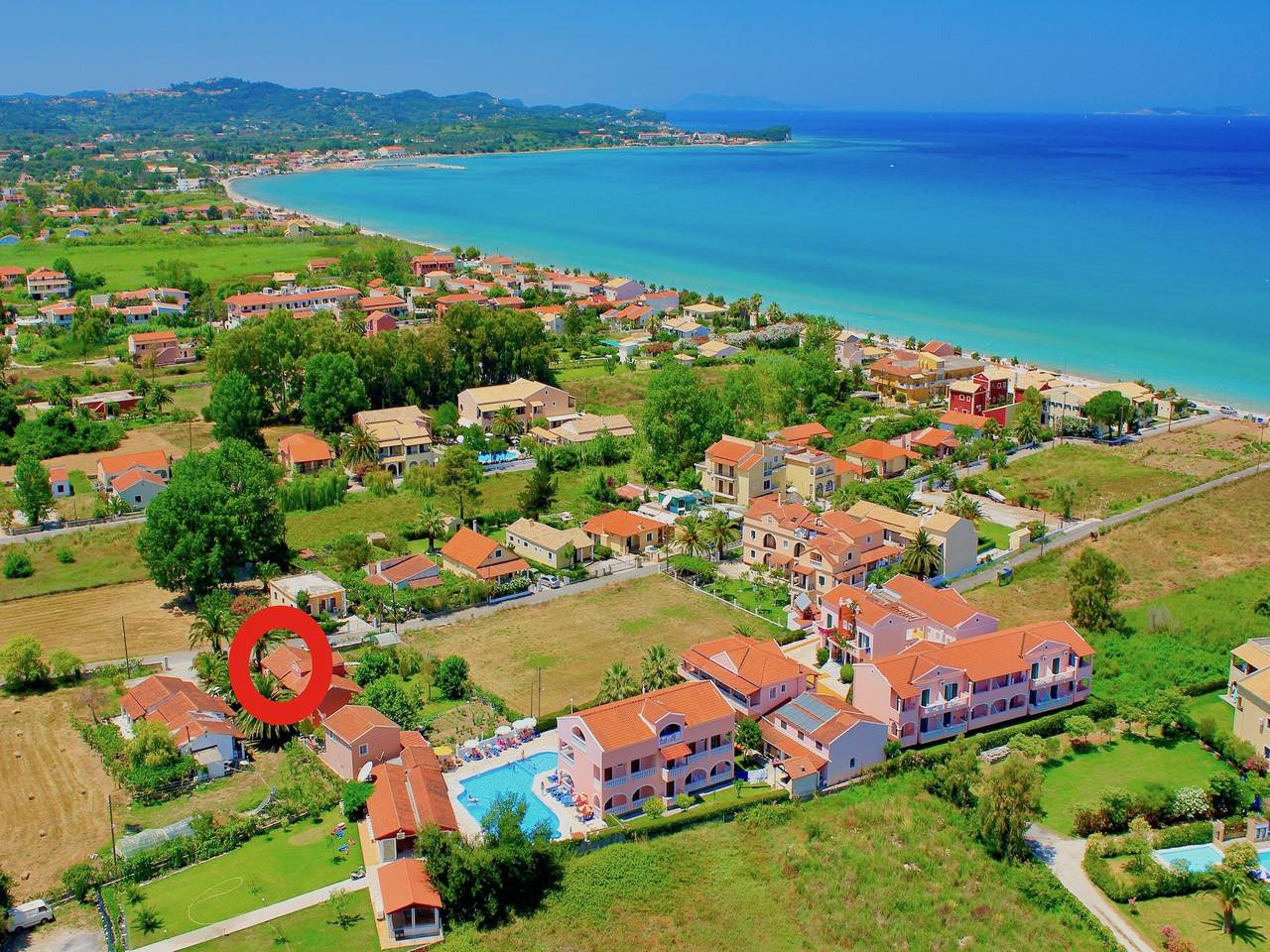 Entire apartment, Litsa Beach House in Corfu