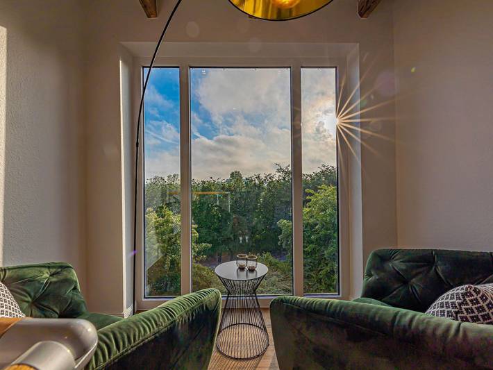Ferienhaus für 7 Personen, mit Terrasse und Garten sowie Sauna und Ausblick in Stoltebüll