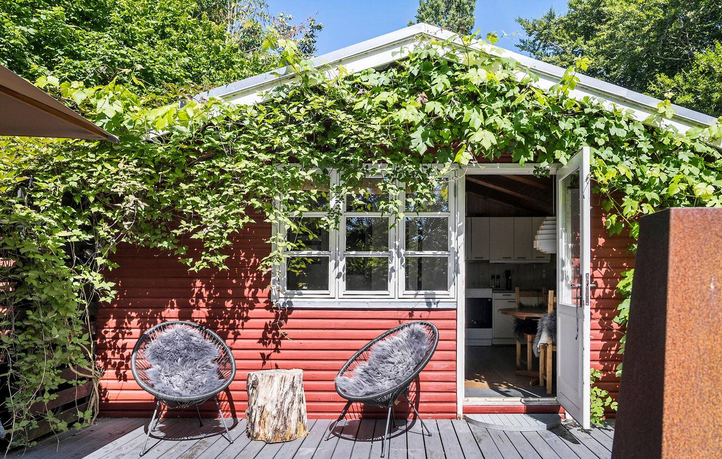 Feriehus for 6 personer med have in Samsø