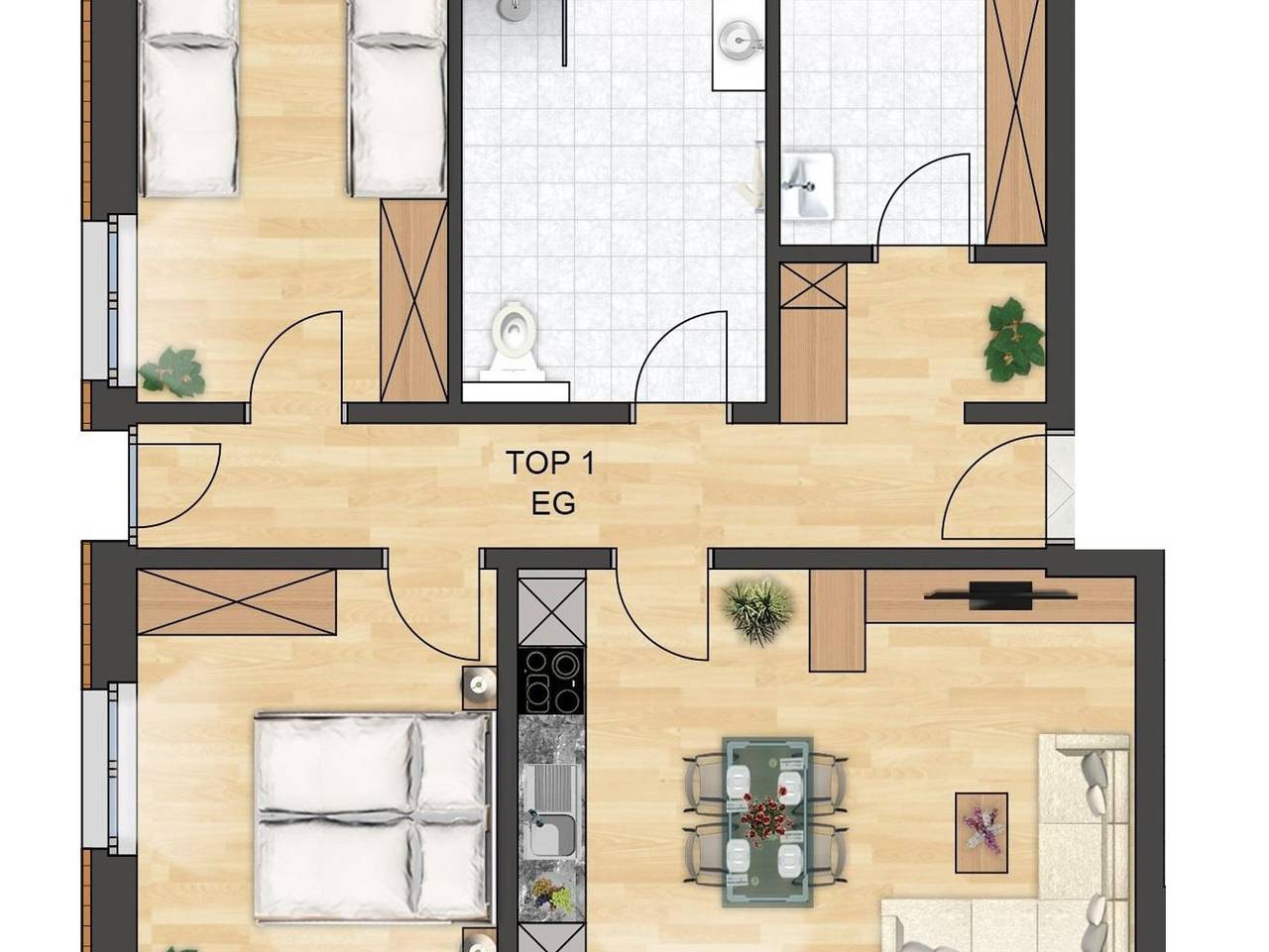 Ganze Ferienwohnung, Johler Appartements 549 - Top 1 in Bezau, Bregenzerwald