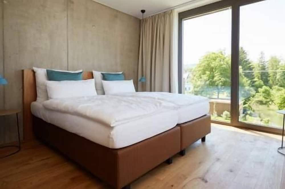Ganze Wohnung, Apartment über dem Wasser, 57qm, 1 Schlafzimmer, 1 Wohn-/Schlafzimmer, Loggia, max. 4 Personen in Singen, Hegau
