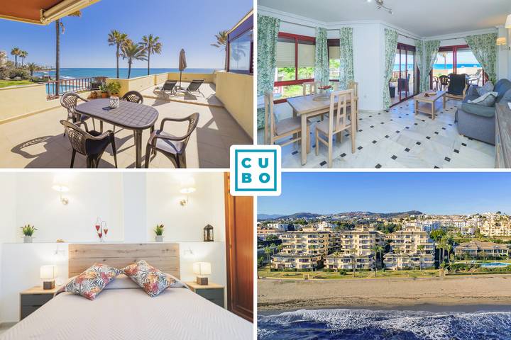 Vakantieappartement voor 3 personen, met uitzicht op zee en terras, kindvriendelijk in La Cala de Mijas