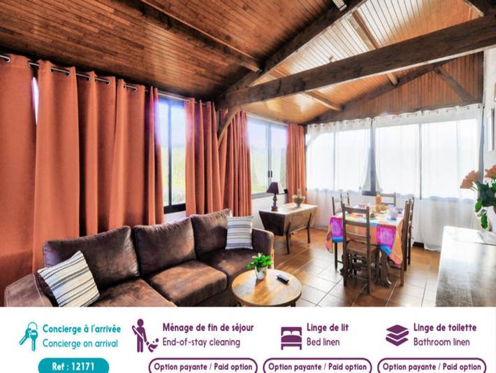 Gîte pour 6 personnes, avec piscine ainsi que jardin et terrasse, adapté aux familles à Paulin - 3