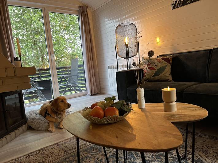 Ferienhaus für 4 Personen, mit Balkon und Terrasse sowie Garten