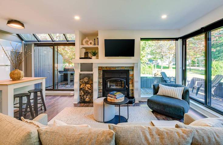 Gîte pour 9 personnes, avec jacuzzi et sauna ainsi que piscine et jardin à Beaupré - 2