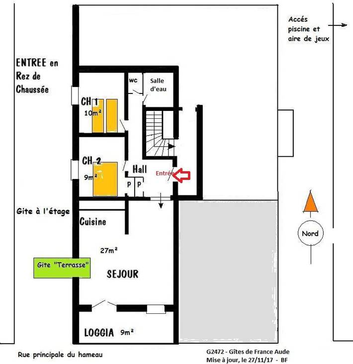 Gîte pour 4 personnes, avec piscine et jardin à Puivert - 2