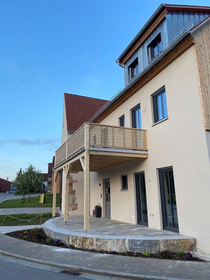 Ferienhaus für 9 Personen, mit Sauna und Balkon sowie Balkon/Terrasse, mit Haustier in Fränkisches Seenland - 4