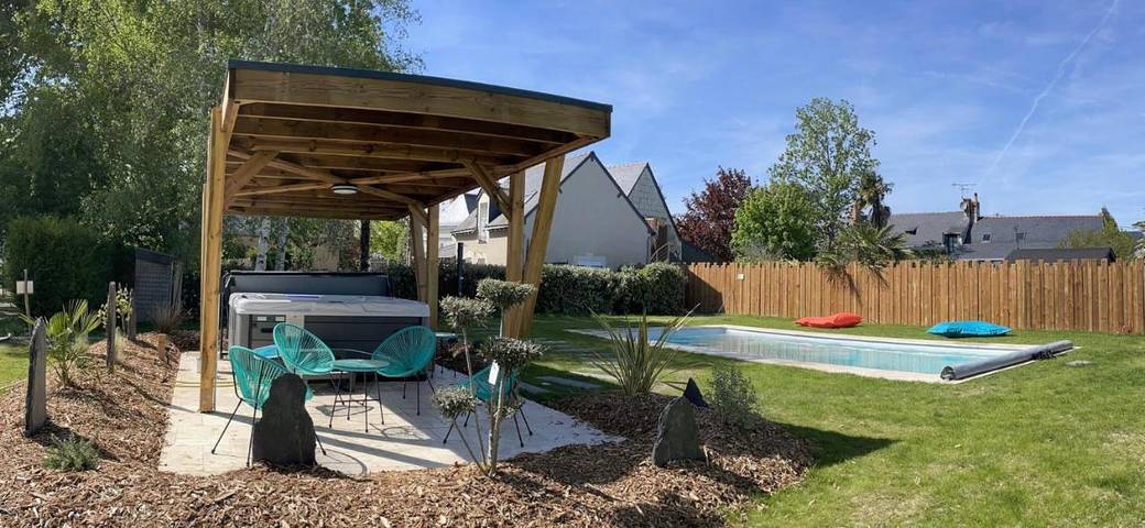 Gîte pour 4 personnes, avec jardin ainsi que piscine et jacuzzi à Saint-Mathurin-sur-Loire - 4