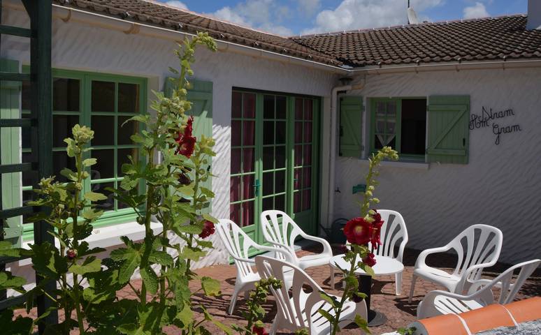 Maison de vacances 'Maison Am Stram Gram' avec terrasse privée et Wi-Fi in La Tranche-sur-Mer, Vendée
