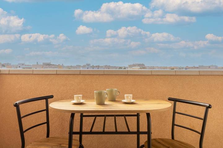 Ferienwohnung für 6 Personen, mit Balkon, mit Haustier