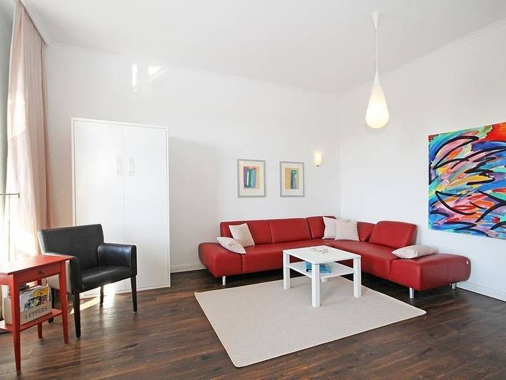 Ferienwohnung für 3 Personen, mit Balkon und Garten sowie Sauna in Bastorf