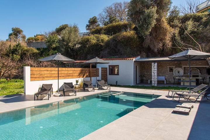 Villa für 8 Personen mit Garten in Rethymno und Umgebung